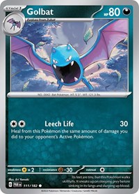 Golbat (111) - SV04: Paradox Rift (PAR)