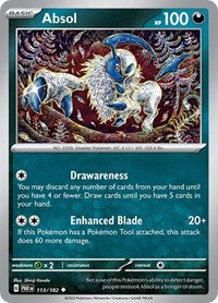 Absol (113) - SV04: Paradox Rift (PAR)