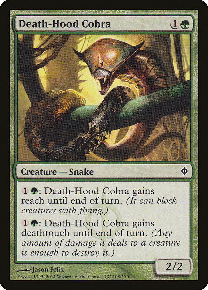 Death-Hood Cobra (108) - New Phyrexia (NPH)