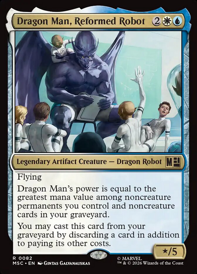 Dragon Man, Reformed Robot (82) - Marvel Super Heroes Commander (MSC)