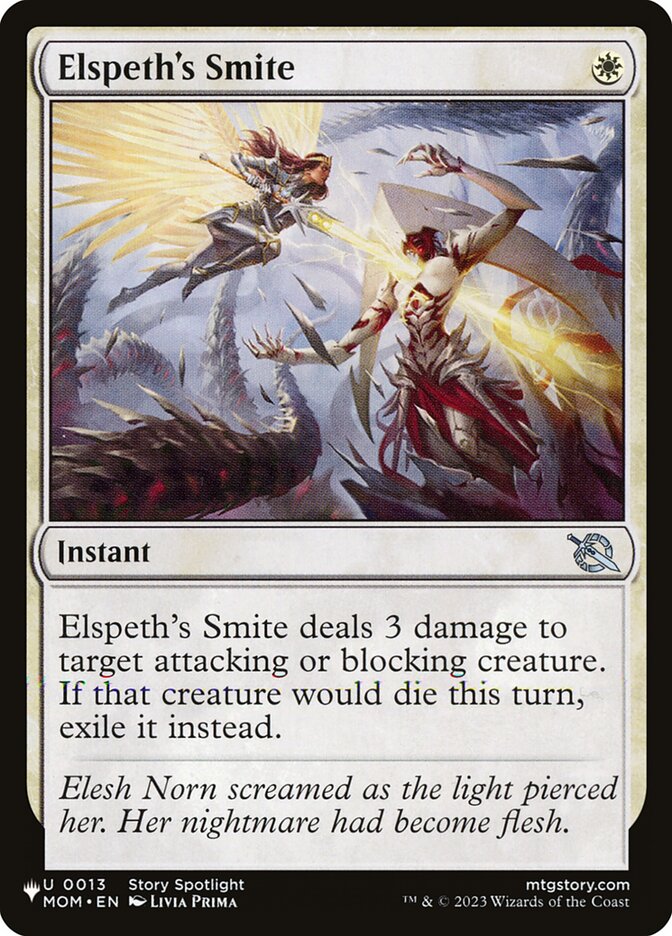 Elspeth's Smite (MOM-13) - The List (PLST)