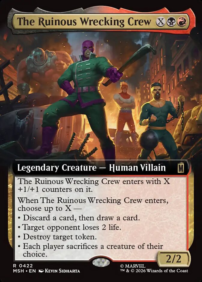 The Ruinous Wrecking Crew (422) - Marvel Super Heroes (MSH)