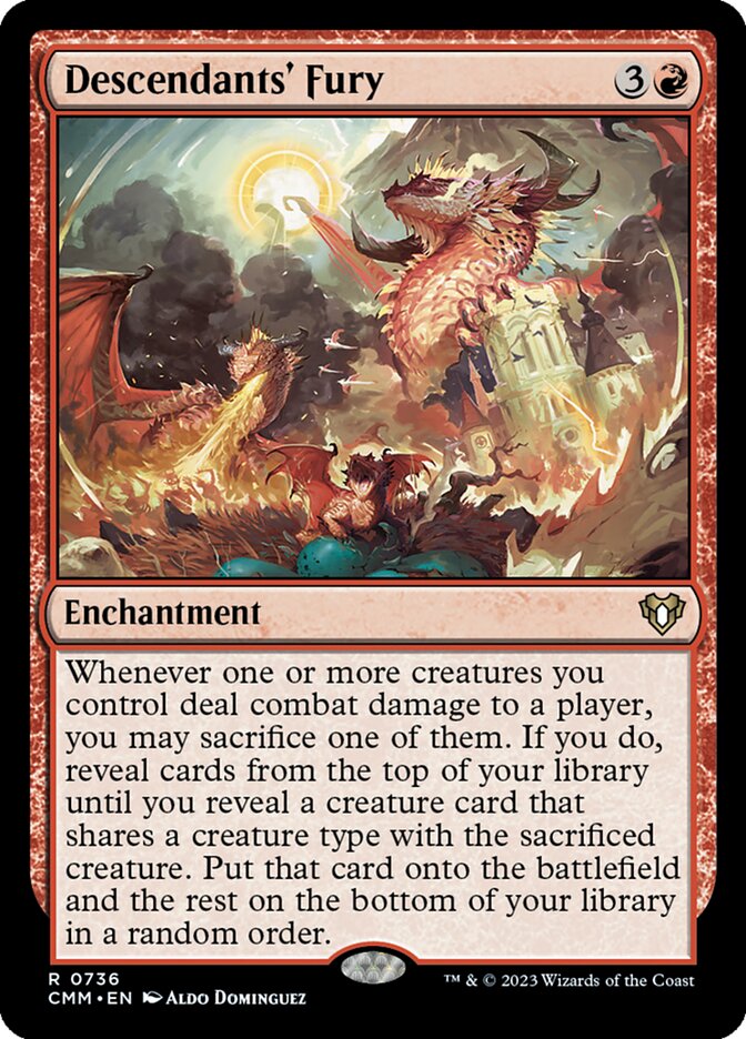 Descendants' Fury (736) - Commander Masters (CMM)