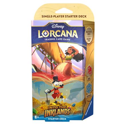 Disney Lorcana Starter Deck, Ruby / Sapphire - Into the Inklands (3)