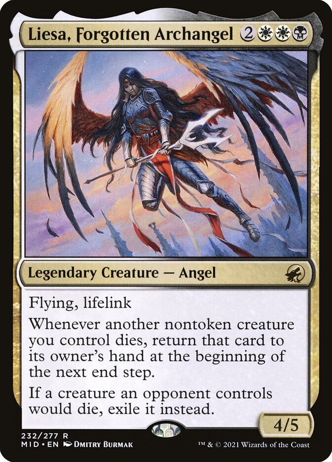 Liesa, Forgotten Archangel (232) - Innistrad: Midnight Hunt (MID)