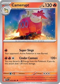Camerupt (12) - SV: Paldean Fates (PAF)