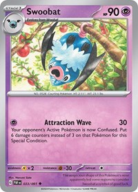 Swoobat (33) - SV: Paldean Fates (PAF)