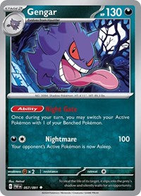 Gengar (57) - SV: Paldean Fates (PAF)