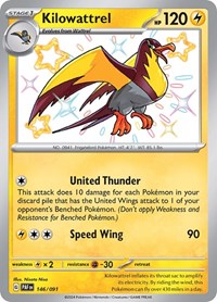Kilowattrel (146) - SV: Paldean Fates (PAF)