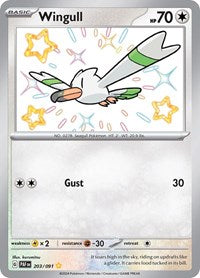 Wingull (203) - SV: Paldean Fates (PAF)
