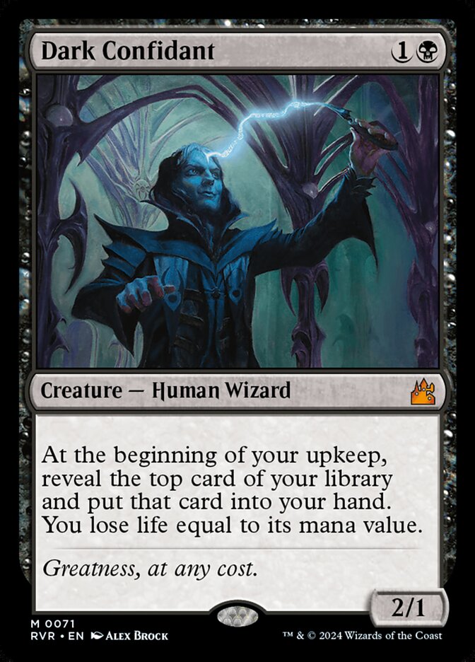 Dark Confidant (71) - Ravnica Remastered (RVR)