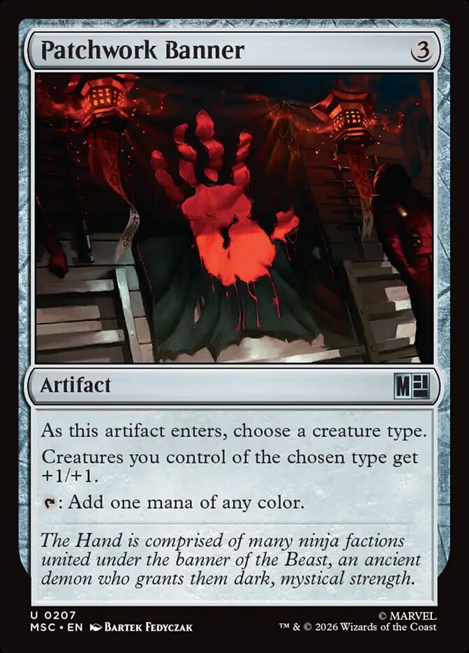 Patchwork Banner (207) - Marvel Super Heroes Commander (MSC)
