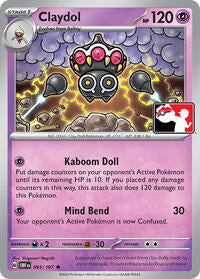 Claydol (95) - Prize Pack Series Cards