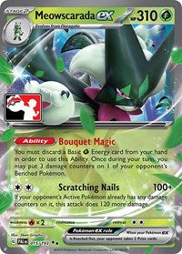 Meowscarada ex (15) - Prize Pack Series Cards