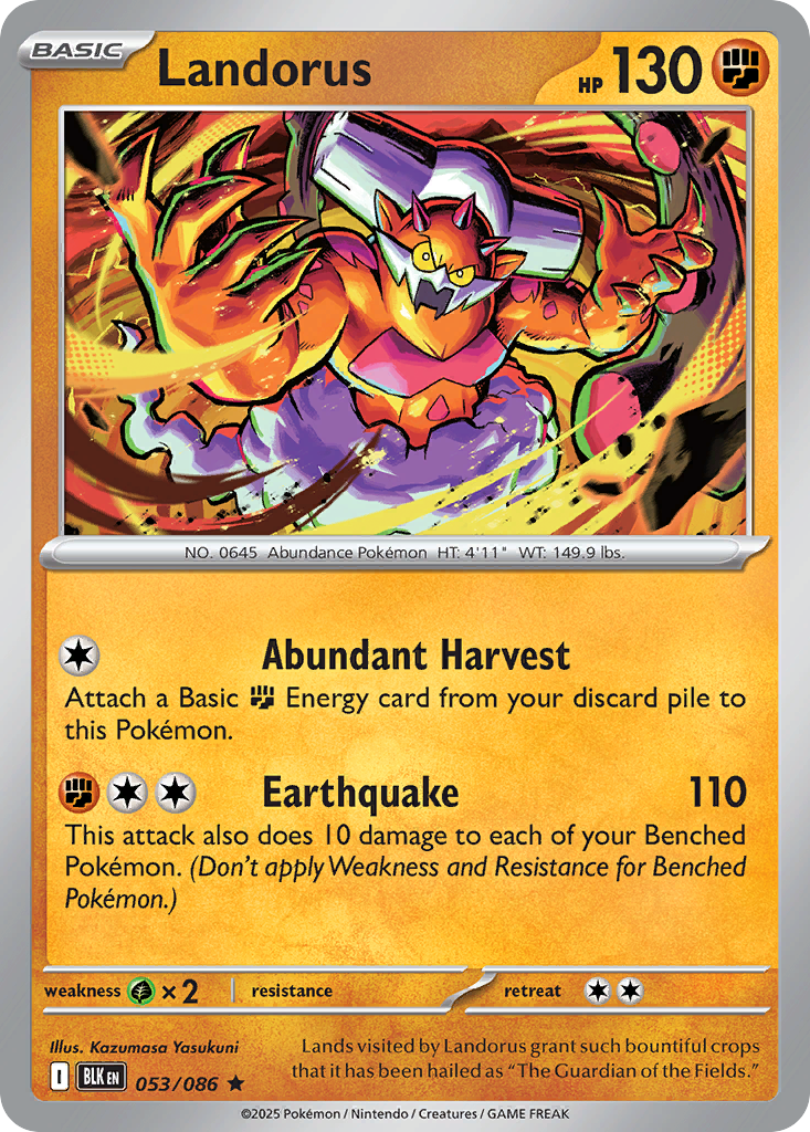 Landorus (53/86) - Black Bolt (BLK)