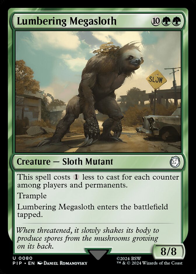 Lumbering Megasloth (80) - Fallout (PIP)
