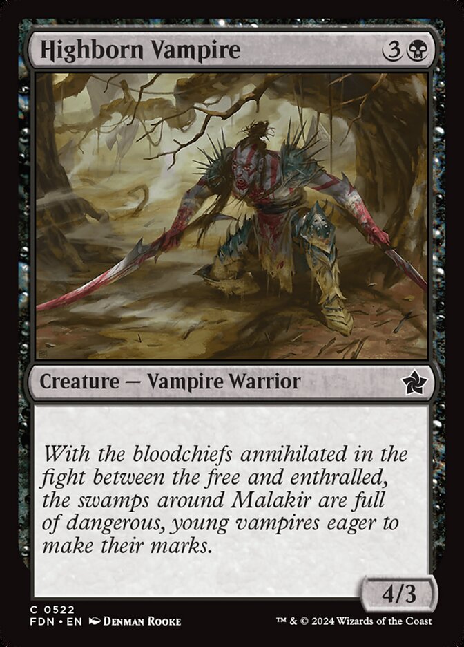 Highborn Vampire (522) - Foundations (FDN)