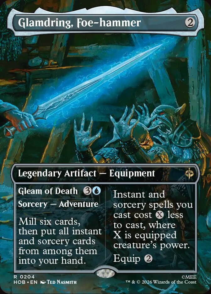 Glamdring, Foe-hammer // Gleam of Death (204) - The Hobbit (HOB)