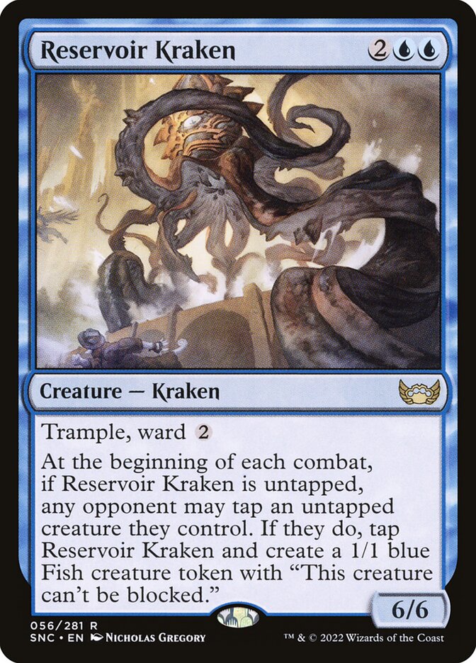 Reservoir Kraken (56) - Streets of New Capenna (SNC)