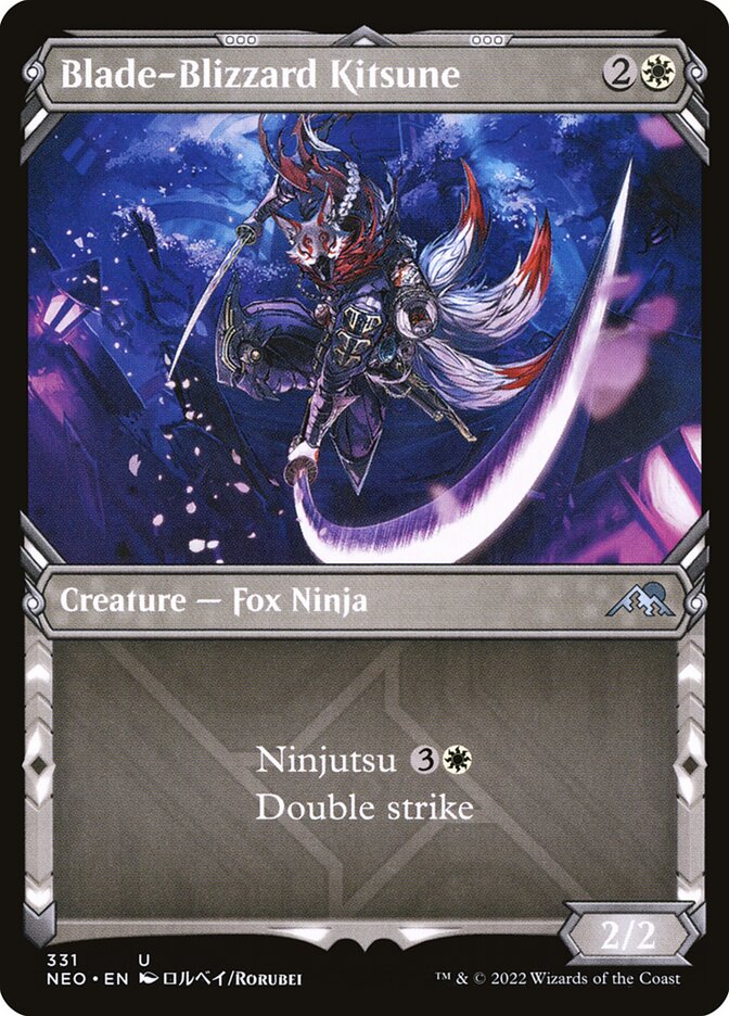 Blade-Blizzard Kitsune (331) - Kamigawa: Neon Dynasty (NEO)
