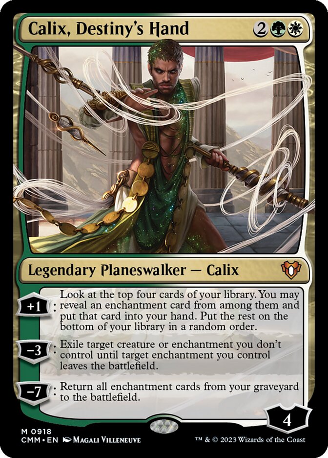 Calix, Destiny's Hand (918) - Commander Masters (CMM)
