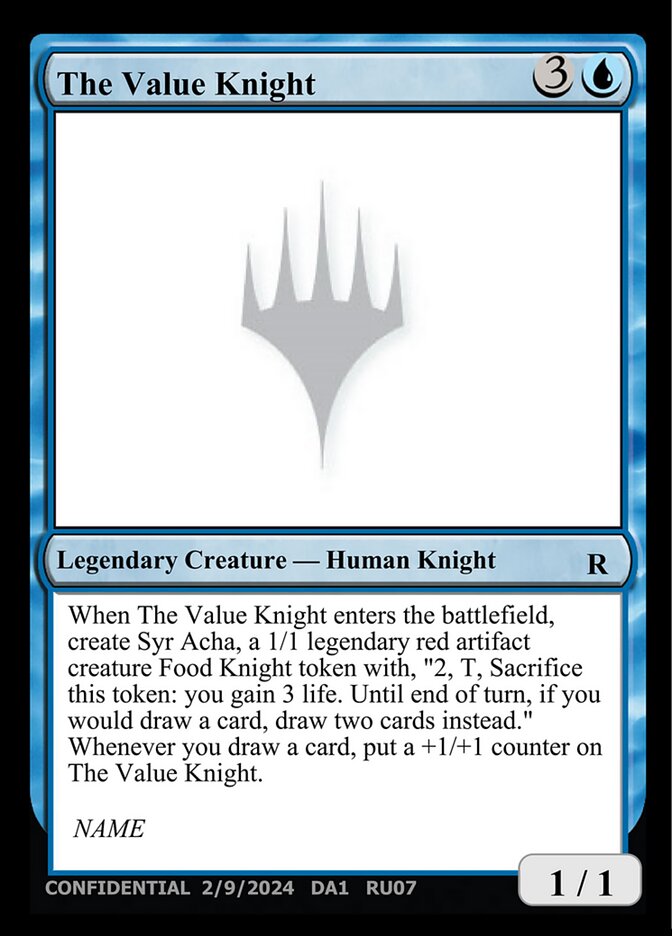 The Value Knight (RU07a) - Unknown Event (UNK)