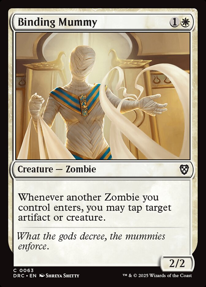 Binding Mummy - Aetherdrift Commander (DRC)