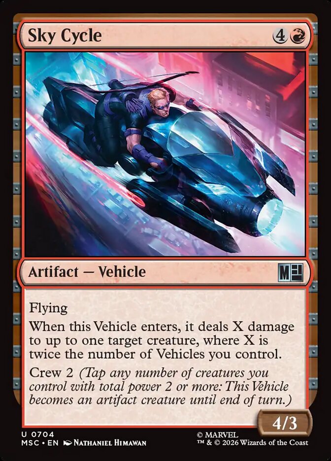 Sky Cycle (704) - Marvel Super Heroes Commander (MSC)