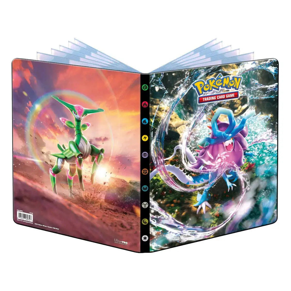Pokemon Portfolio Binder Ultra PRO 9 Pocket SV5 Temporal Forces Walking Wake