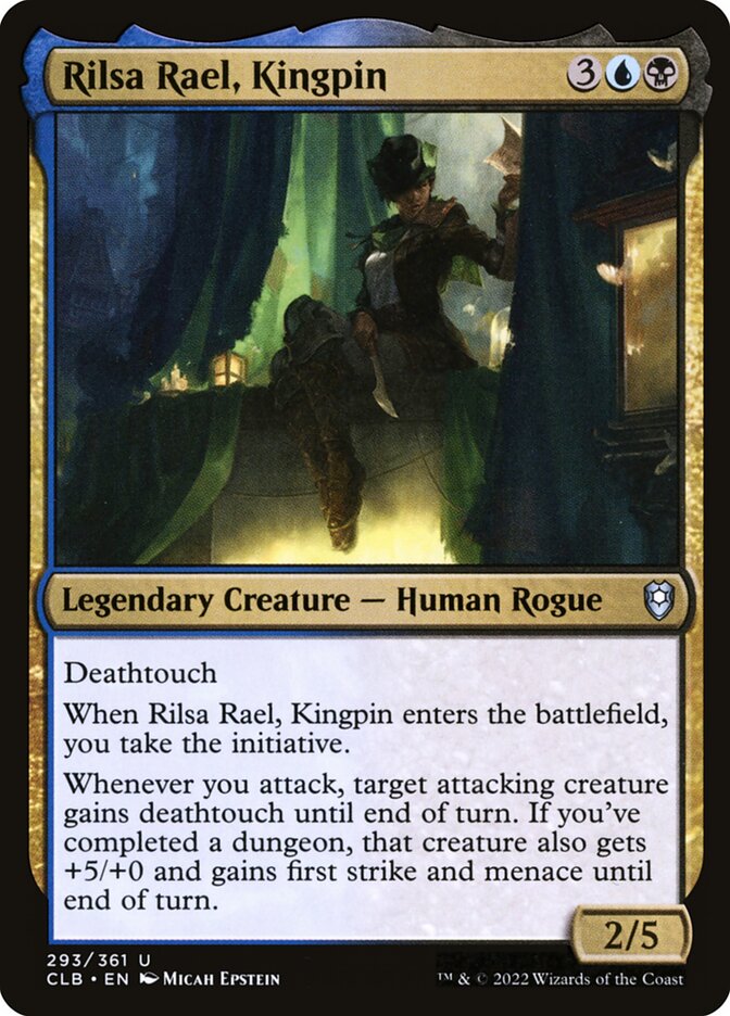 Rilsa Rael, Kingpin (293) - Commander Legends: Battle for Baldur's Gate (CLB)