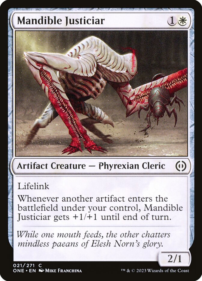 Mandible Justiciar (21) - Phyrexia: All Will Be One (ONE)