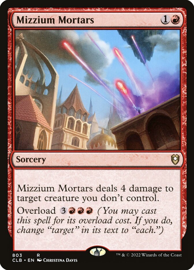 Mizzium Mortars (803) - Commander Legends: Battle for Baldur's Gate (CLB)