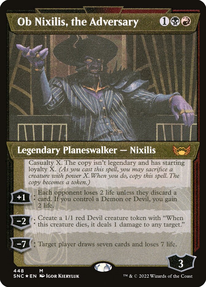 Ob Nixilis, the Adversary (448) - Streets of New Capenna (SNC)