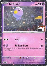 Drifloon - 089/198 (Cosmos Holo) (89) - Prize Pack Series Cards