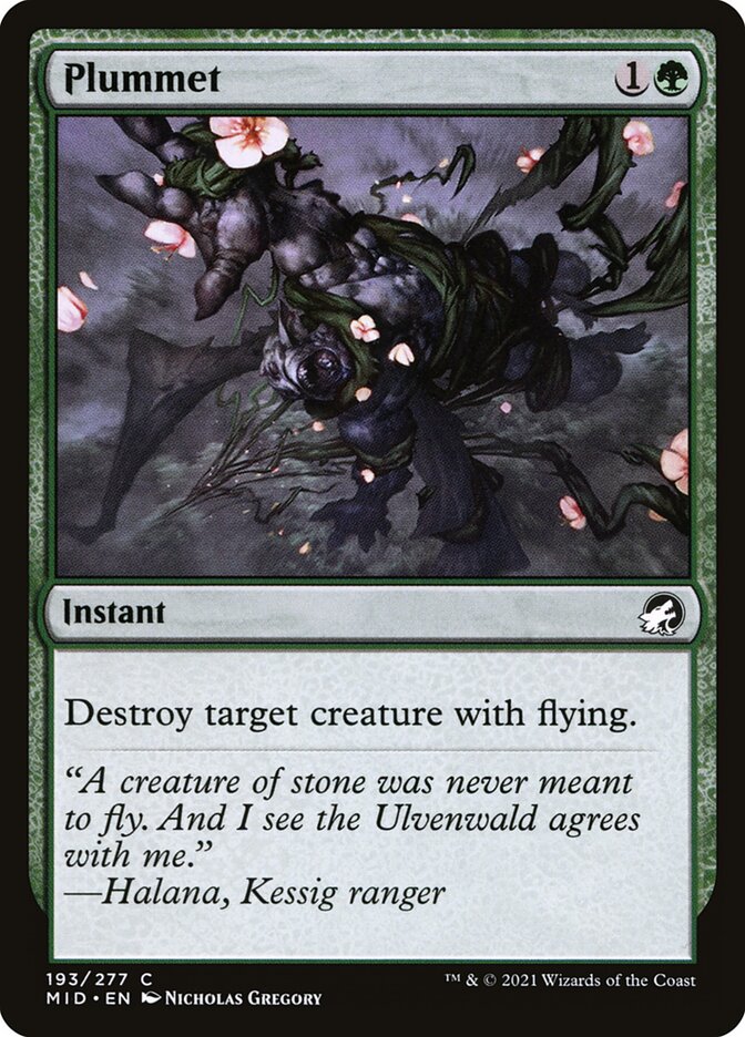 Plummet (193) - Innistrad: Midnight Hunt (MID)