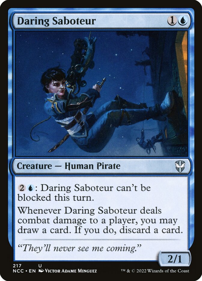 Daring Saboteur (217) - New Capenna Commander (NCC)