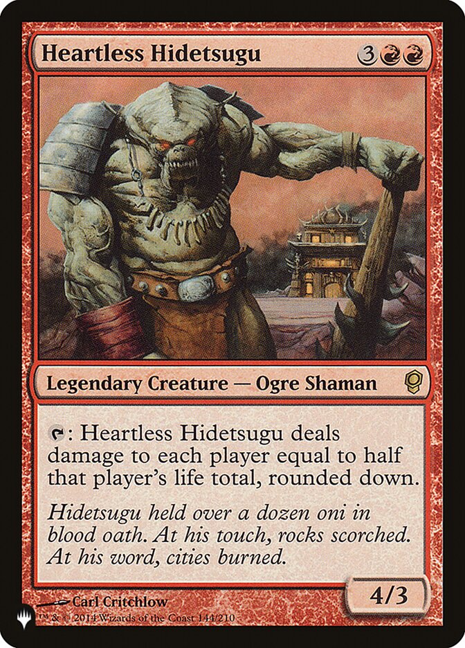 Heartless Hidetsugu (CNS-144) - The List (PLST)