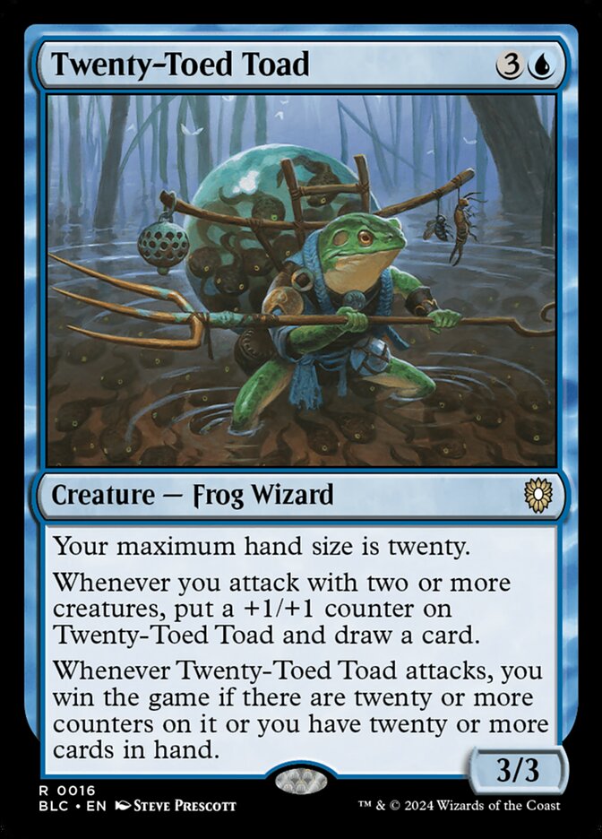 Twenty-Toed Toad (16) - Bloomburrow Commander (BLC)
