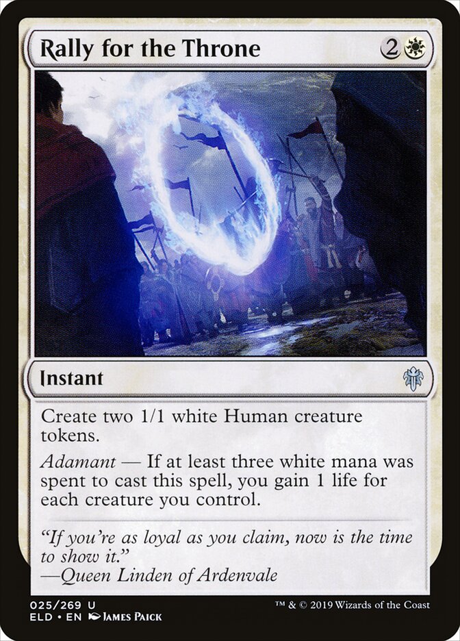 Rally for the Throne (25) - Throne of Eldraine (ELD)