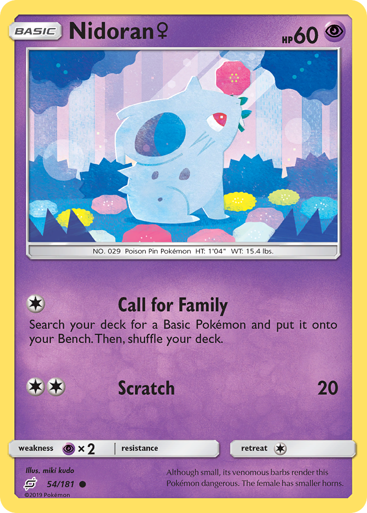 Nidoran F (54/181) - Team Up (TEU)