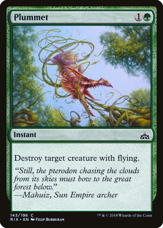 Plummet (143) - Rivals of Ixalan (RIX)