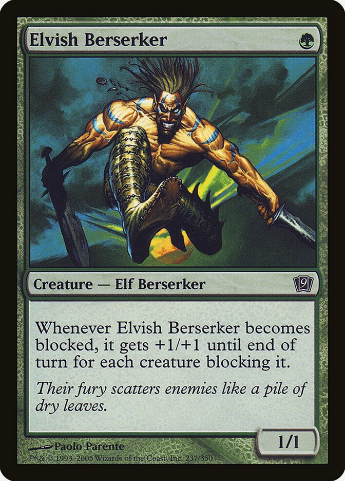Elvish Berserker (237) - Ninth Edition (9ED)