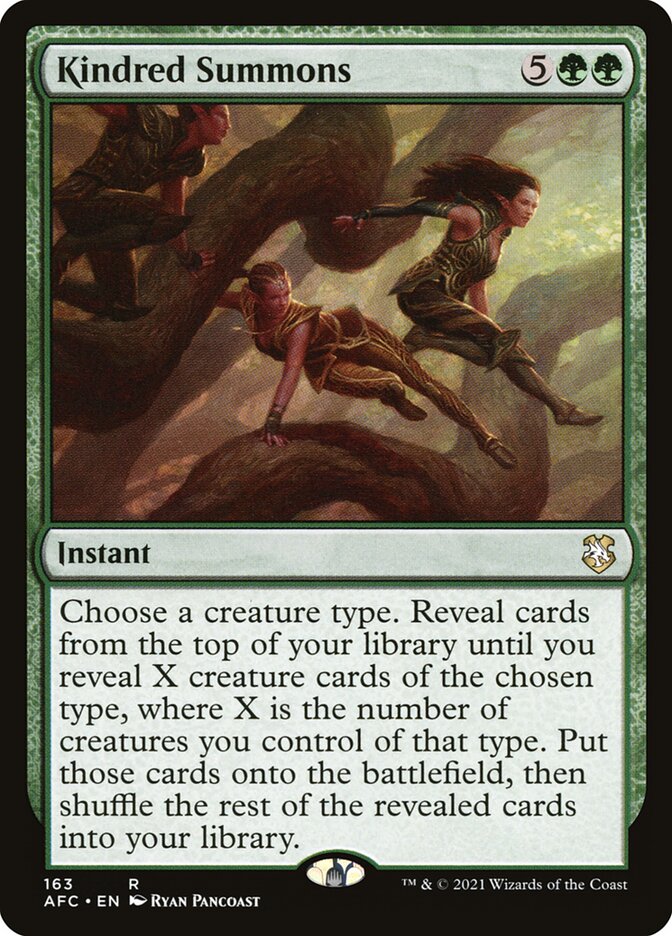 Kindred Summons (163) - Forgotten Realms Commander (AFC)