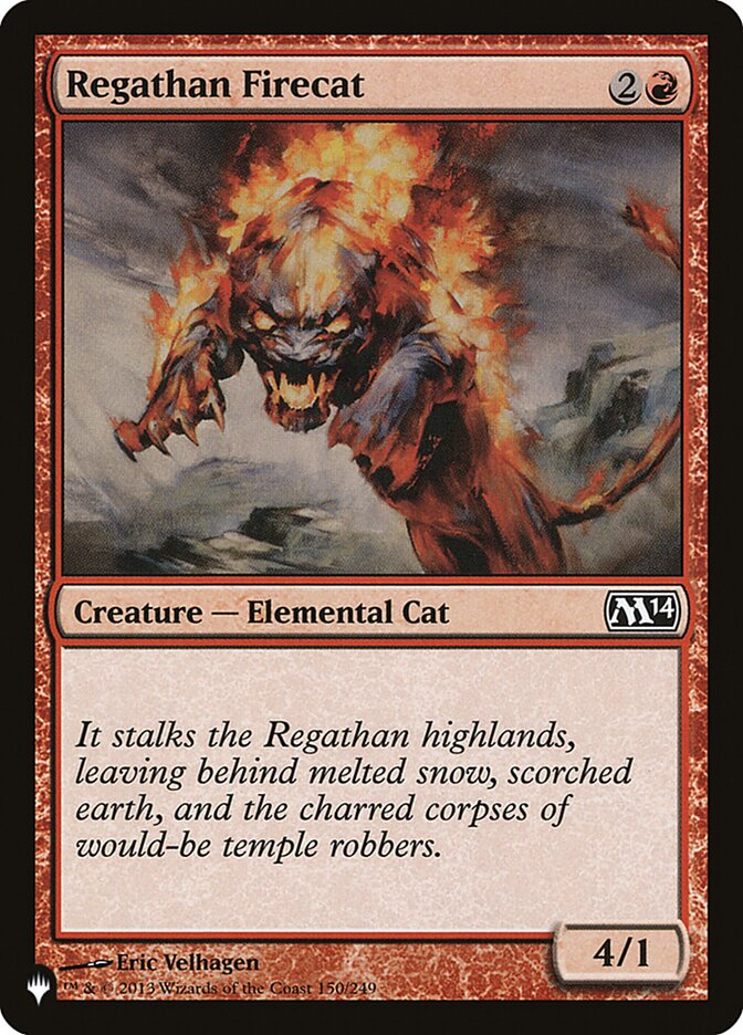 Regathan Firecat (M14-150) - The List (PLST)