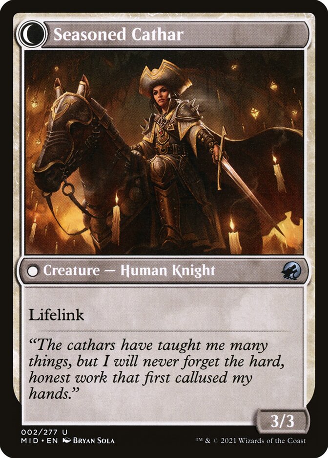 Ambitious Farmhand // Seasoned Cathar (2) - Innistrad: Midnight Hunt (MID)