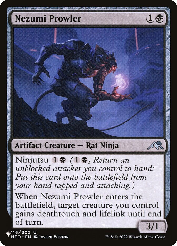 Nezumi Prowler (NEO-116) - The List (PLST)