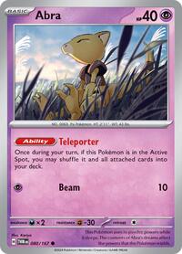 Abra (80) - SV06: Twilight Masquerade (TWM)