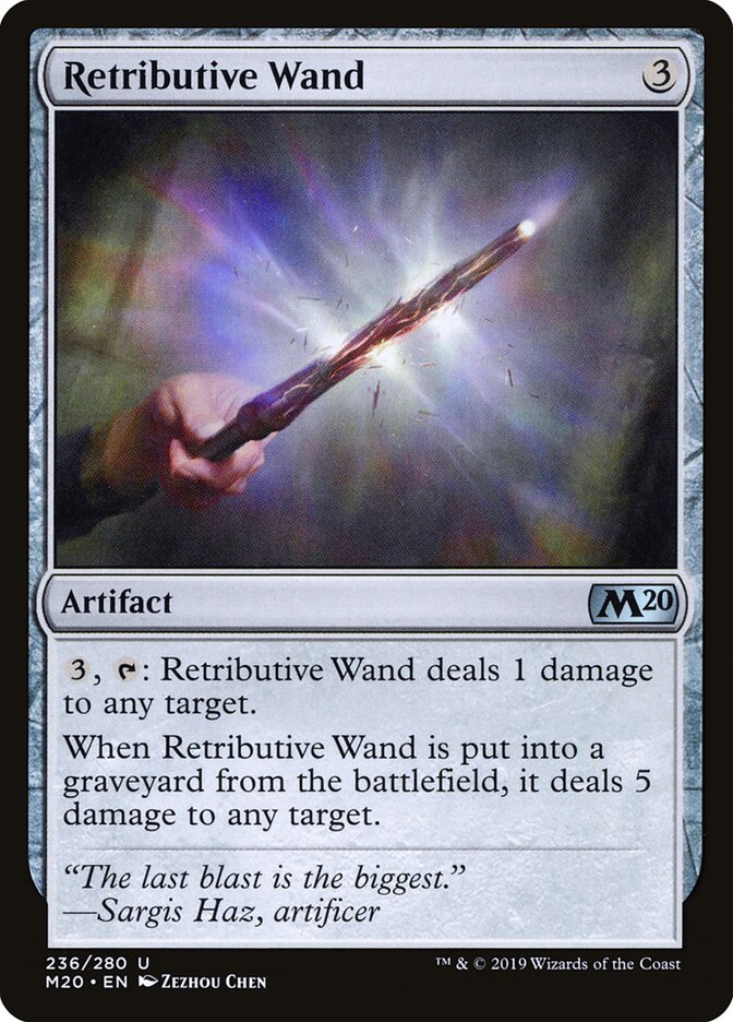 Retributive Wand (236) - Core Set 2020 (M20)