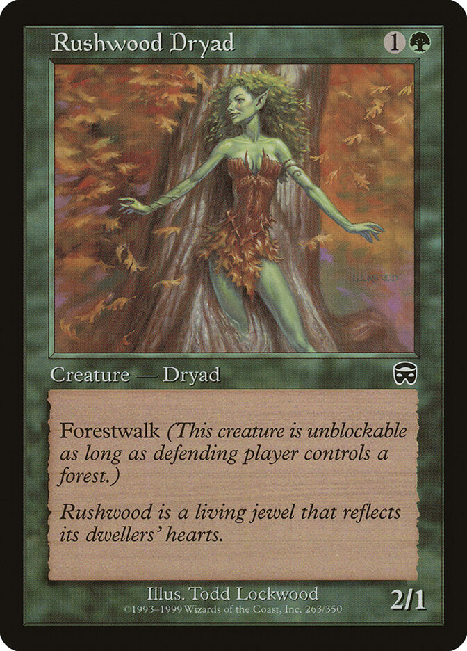 Rushwood Dryad (263) - Mercadian Masques (MMQ)