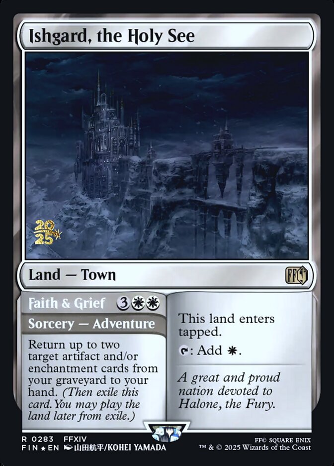 Ishgard, the Holy See // Faith & Grief (283s) - Final Fantasy Promos (PFIN)